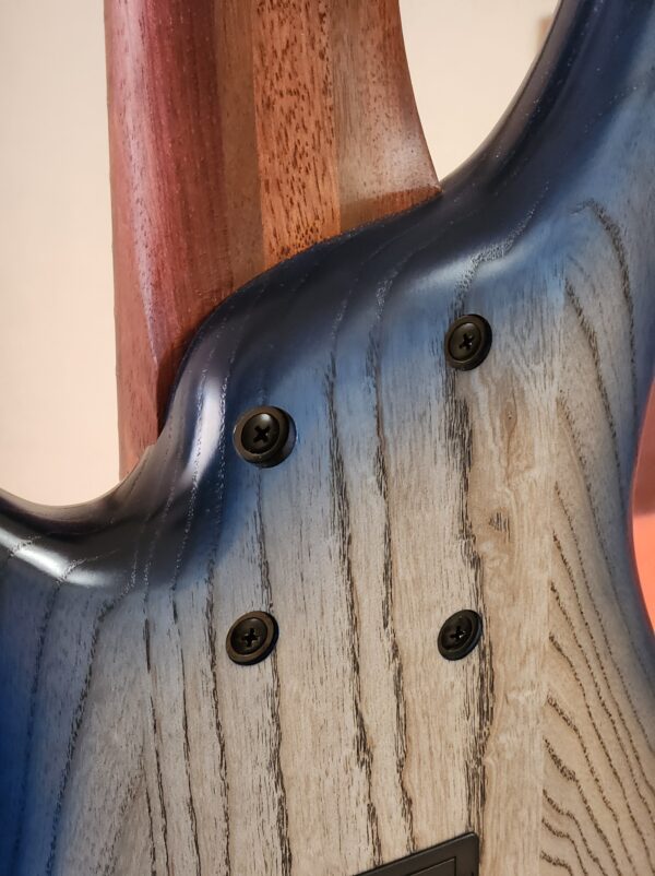 Ibanez SR606E Standard Cosmic Blue Starburst Bass - Image 5