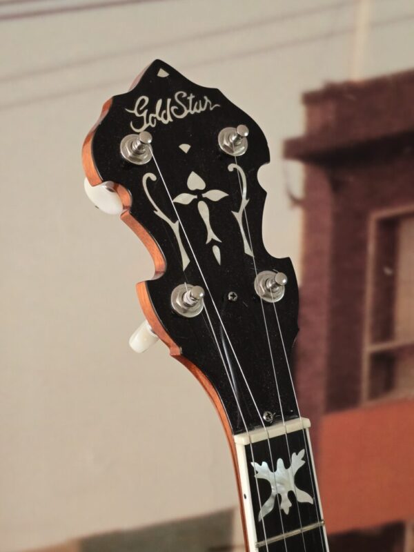 Gold Star 5 String Banjo w/case Consignment - Image 3