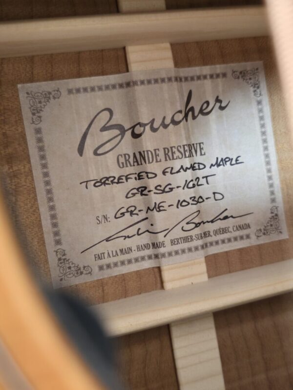 Boucher Grand Reserve Torrefied Flame Maple GR-SG-162T Consignment - Image 7