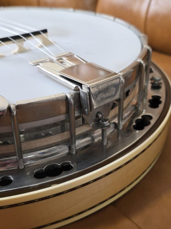 Deering Calico 5 String Banjo w/case Consignment - Image 6