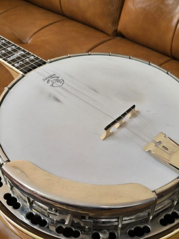 Deering Calico 5 String Banjo w/case Consignment - Image 7