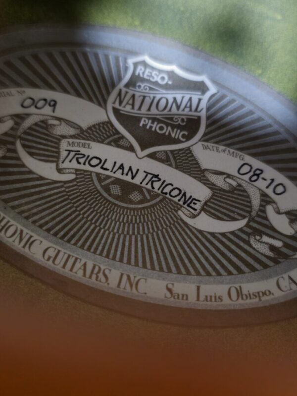 National Triolian Tricone Round neck Resonantor w/case consignment - Image 10