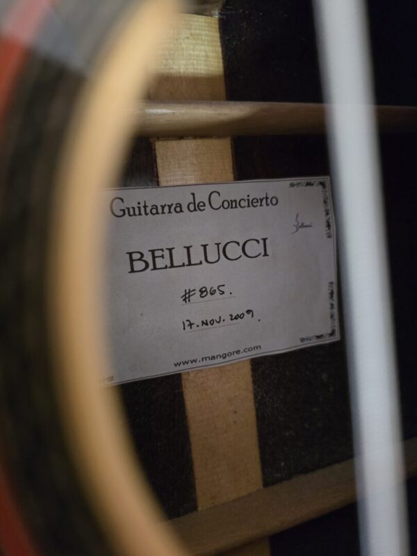 Bellucci Nylon String Classical Guitar w/case Consignment - Image 8